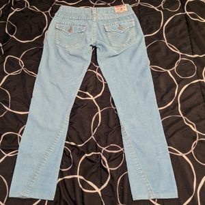 Blue corduroy True Religion jeans